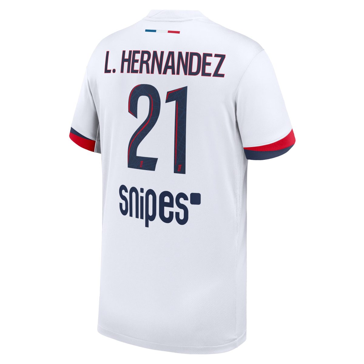 Exklusive psg nike auswärtsstadiontrikot 2024-2025 – kinder mit l.hernandez 21-aufdruck Kollektion – Premium Paris Saint Germain Trikots