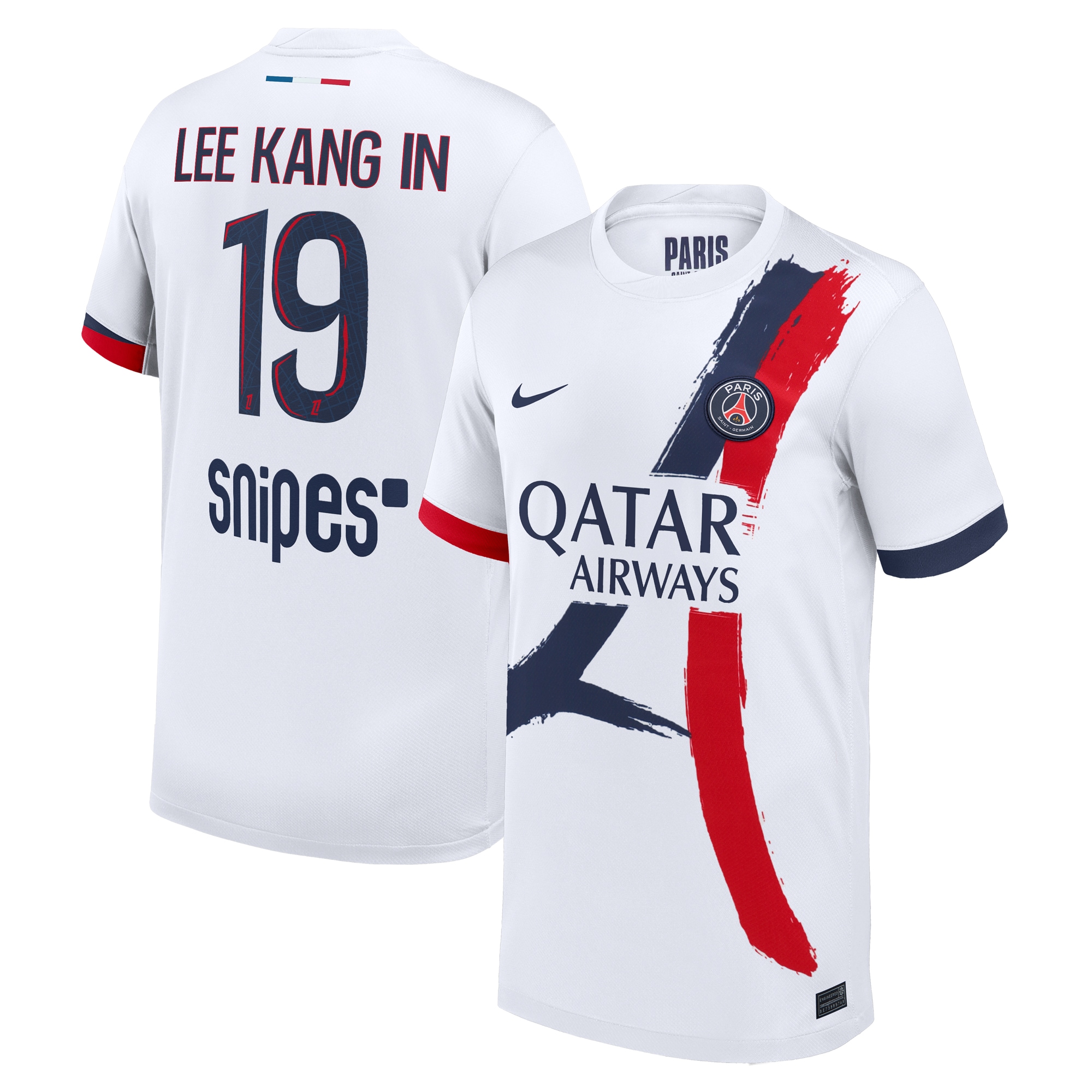 Exklusive psg nike auswärtsstadiontrikot 2024-2025 – kinder mit lee kang in 19-aufdruck Kollektion – Premium Paris Saint Germain Trikots