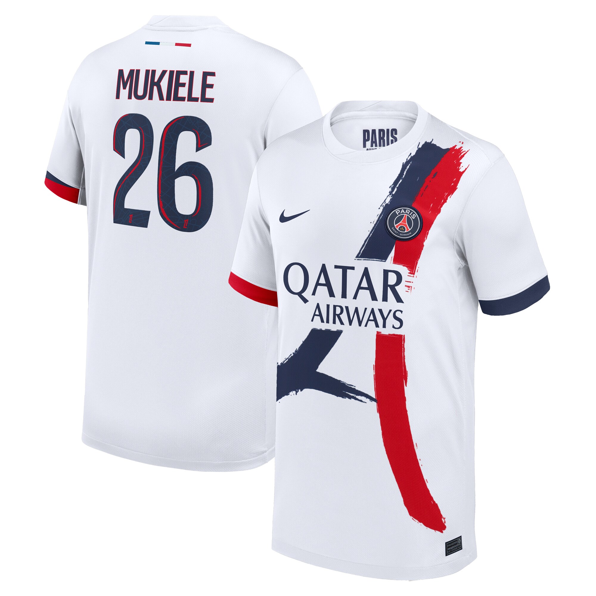 Exklusive psg nike auswärtsstadiontrikot 2024-2025 – kinder mit mukiele 26-aufdruck Kollektion – Premium Paris Saint Germain Trikots