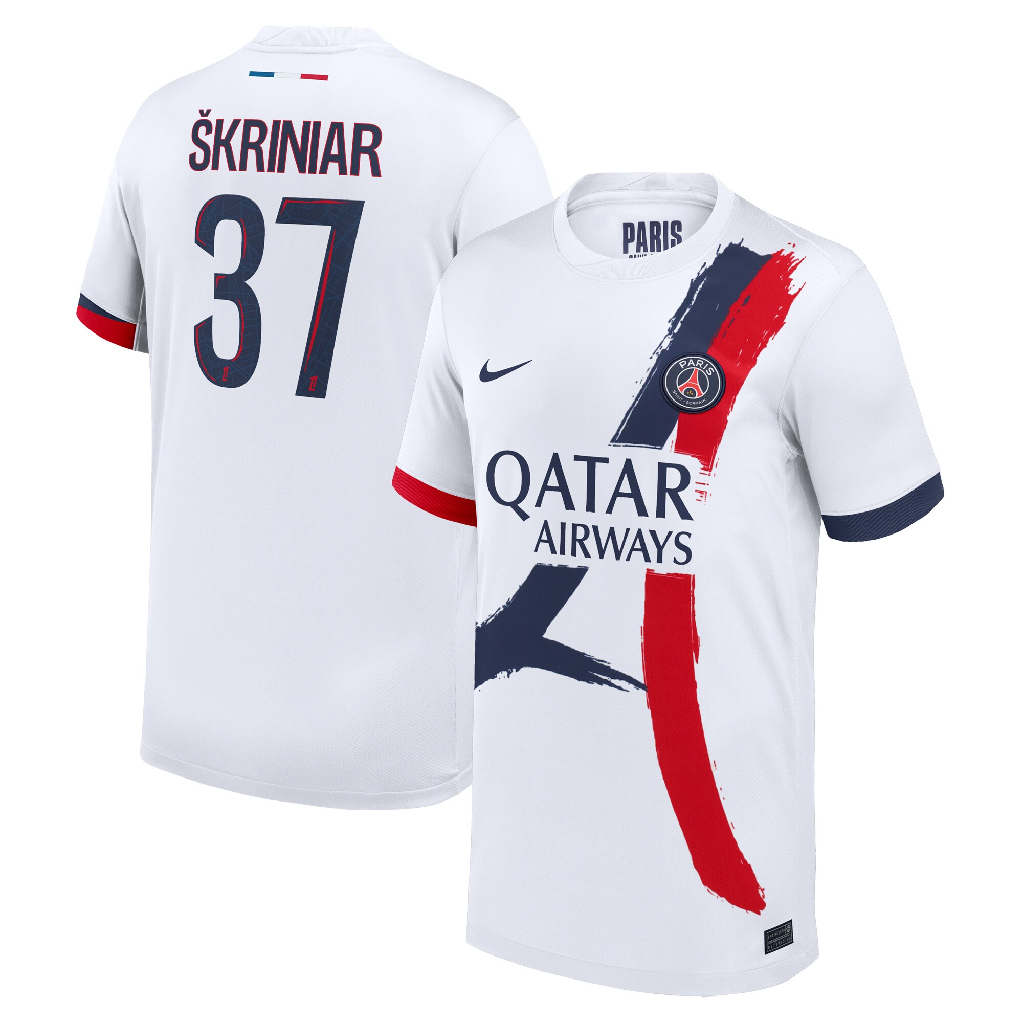 Exklusive psg nike auswärtsstadiontrikot 2024-2025 – kinder mit skriniar 37-aufdruck Kollektion – Premium Paris Saint Germain Trikots