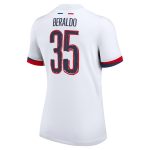 Exklusive psg nike auswärtsstadiontrikot 2024-25 – damen mit cup-aufdruck beraldo 35 Kollektion – Premium Paris Saint Germain Trikots