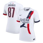 Exklusive psg nike auswärtsstadiontrikot 2024-25 – damen mit cup-aufdruck joao neves 87 Kollektion – Premium Paris Saint Germain Trikots