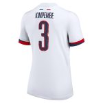 Exklusive psg nike auswärtsstadiontrikot 2024-25 – damen mit cup-aufdruck kimpembe 3 Kollektion – Premium Paris Saint Germain Trikots