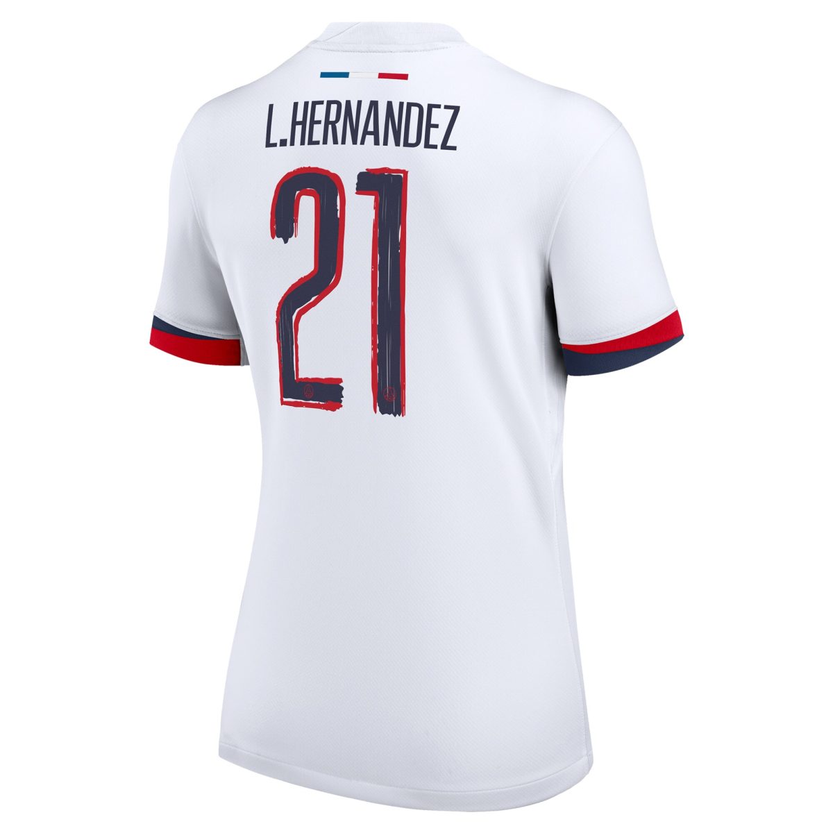 Exklusive psg nike auswärtsstadiontrikot 2024-25 – damen mit cup-aufdruck l.hernandez 21 Kollektion – Premium Paris Saint Germain Trikots