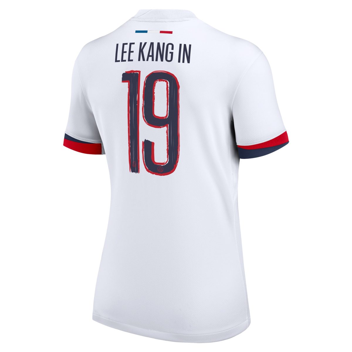 Exklusive psg nike auswärtsstadiontrikot 2024-25 – damen mit cup-aufdruck lee kang in 19 Kollektion – Premium Paris Saint Germain Trikots