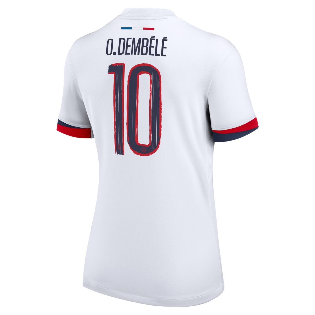 Exklusive psg nike auswärtsstadiontrikot 2024-25 – damen mit cup-aufdruck o.dembele 10 Kollektion – Premium Paris Saint Germain Trikots