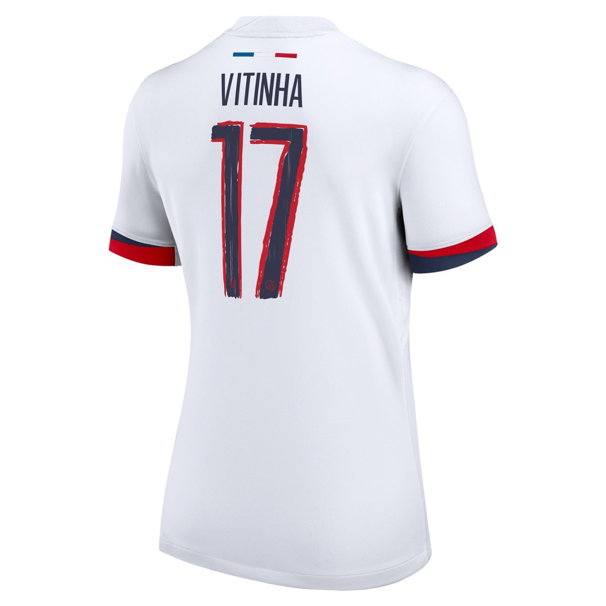 Exklusive psg nike auswärtsstadiontrikot 2024-25 – damen mit cup-aufdruck vitinha 17 Kollektion – Premium Paris Saint Germain Trikots