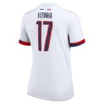 Exklusive psg nike auswärtsstadiontrikot 2024-25 – damen mit cup-aufdruck vitinha 17 Kollektion – Premium Paris Saint Germain Trikots