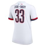 Exklusive psg nike auswärtsstadiontrikot 2024-25 – damen mit cup-aufdruck zaire-emery 33 Kollektion – Premium Paris Saint Germain Trikots