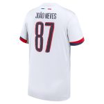 Exklusive psg nike auswärtsstadiontrikot 2024-25 – kinder mit cup-aufdruck joao neves 87 Kollektion – Premium Paris Saint Germain Trikots