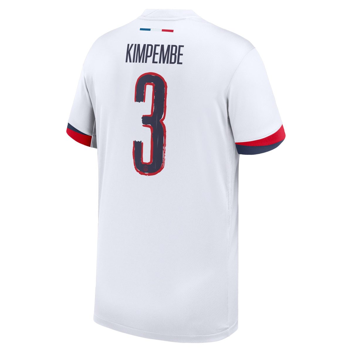 Exklusive psg nike auswärtsstadiontrikot 2024-25 – kinder mit cup-aufdruck kimpembe 3 Kollektion – Premium Paris Saint Germain Trikots