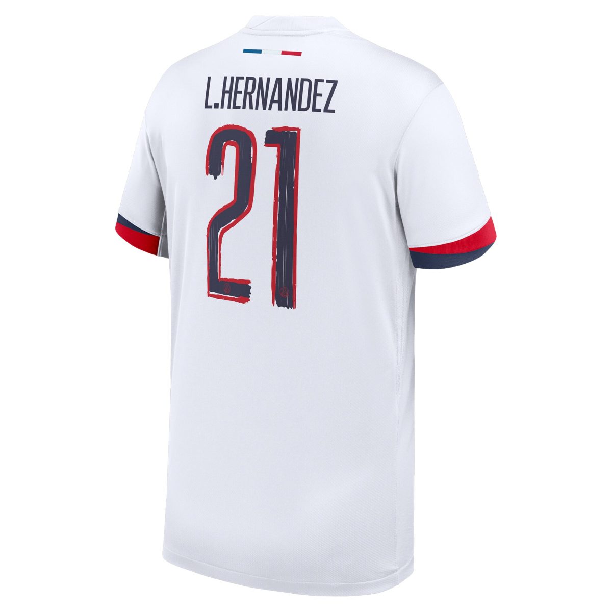 Exklusive psg nike auswärtsstadiontrikot 2024-25 – kinder mit cup-aufdruck l.hernandez 21 Kollektion – Premium Paris Saint Germain Trikots