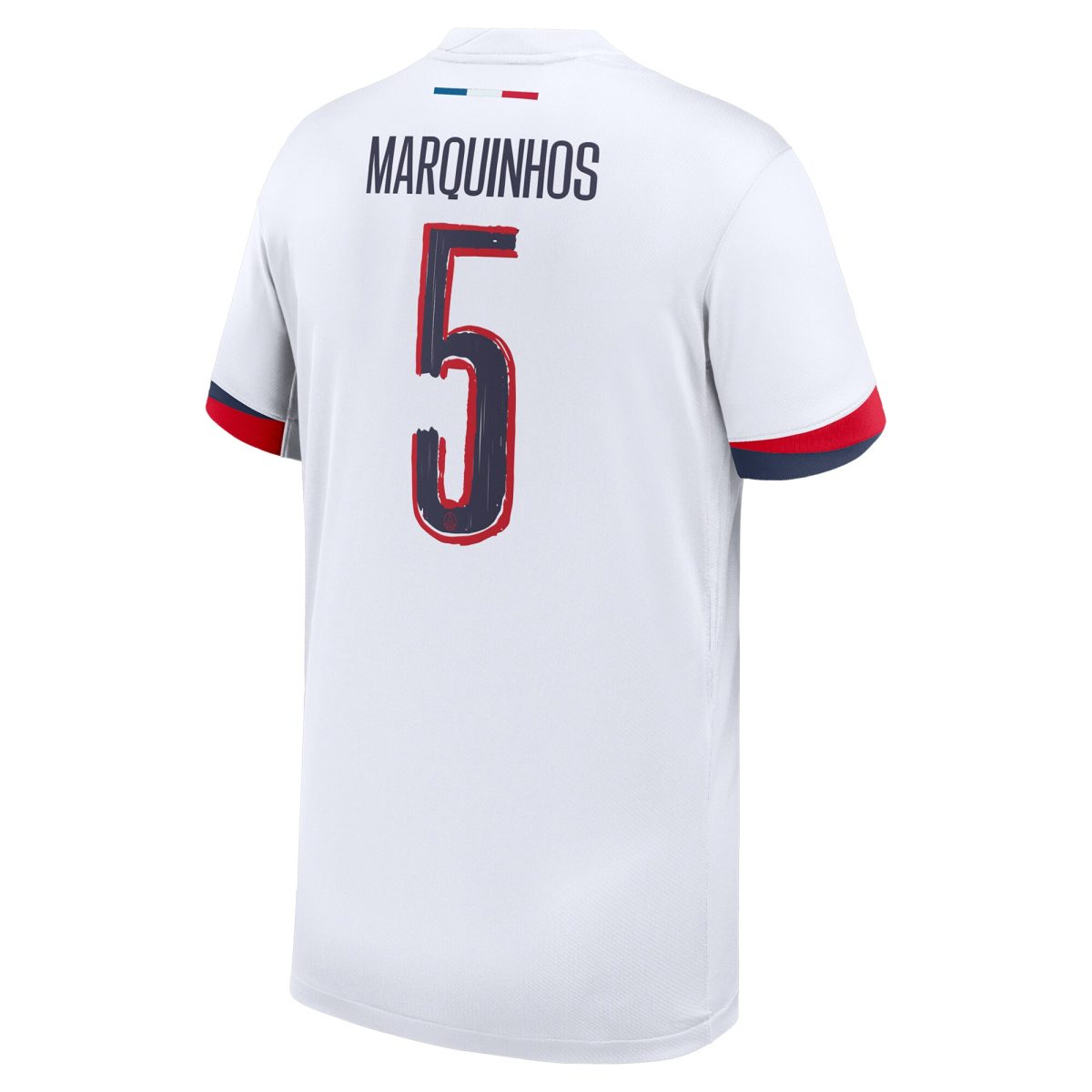 Exklusive psg nike auswärtsstadiontrikot 2024-25 – kinder mit cup-aufdruck marquinhos 5 Kollektion – Premium Paris Saint Germain Trikots