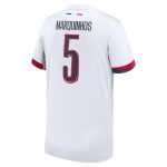 Exklusive psg nike auswärtsstadiontrikot 2024-25 – kinder mit cup-aufdruck marquinhos 5 Kollektion – Premium Paris Saint Germain Trikots