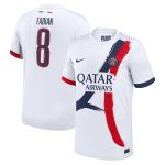Exklusive psg nike auswärtsstadiontrikot 2024-25 mit cup-aufdruck fabian 8 Kollektion – Premium Paris Saint Germain Trikots