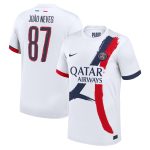 Exklusive psg nike auswärtsstadiontrikot 2024-25 mit cup-aufdruck joao neves 87 Kollektion – Premium Paris Saint Germain Trikots