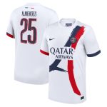 Exklusive psg nike auswärtsstadiontrikot 2024-25 mit cup-aufdruck n.mendes 25 Kollektion – Premium Paris Saint Germain Trikots
