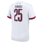 Exklusive psg nike auswärtsstadiontrikot 2024-25 mit cup-aufdruck n.mendes 25 Kollektion – Premium Paris Saint Germain Trikots
