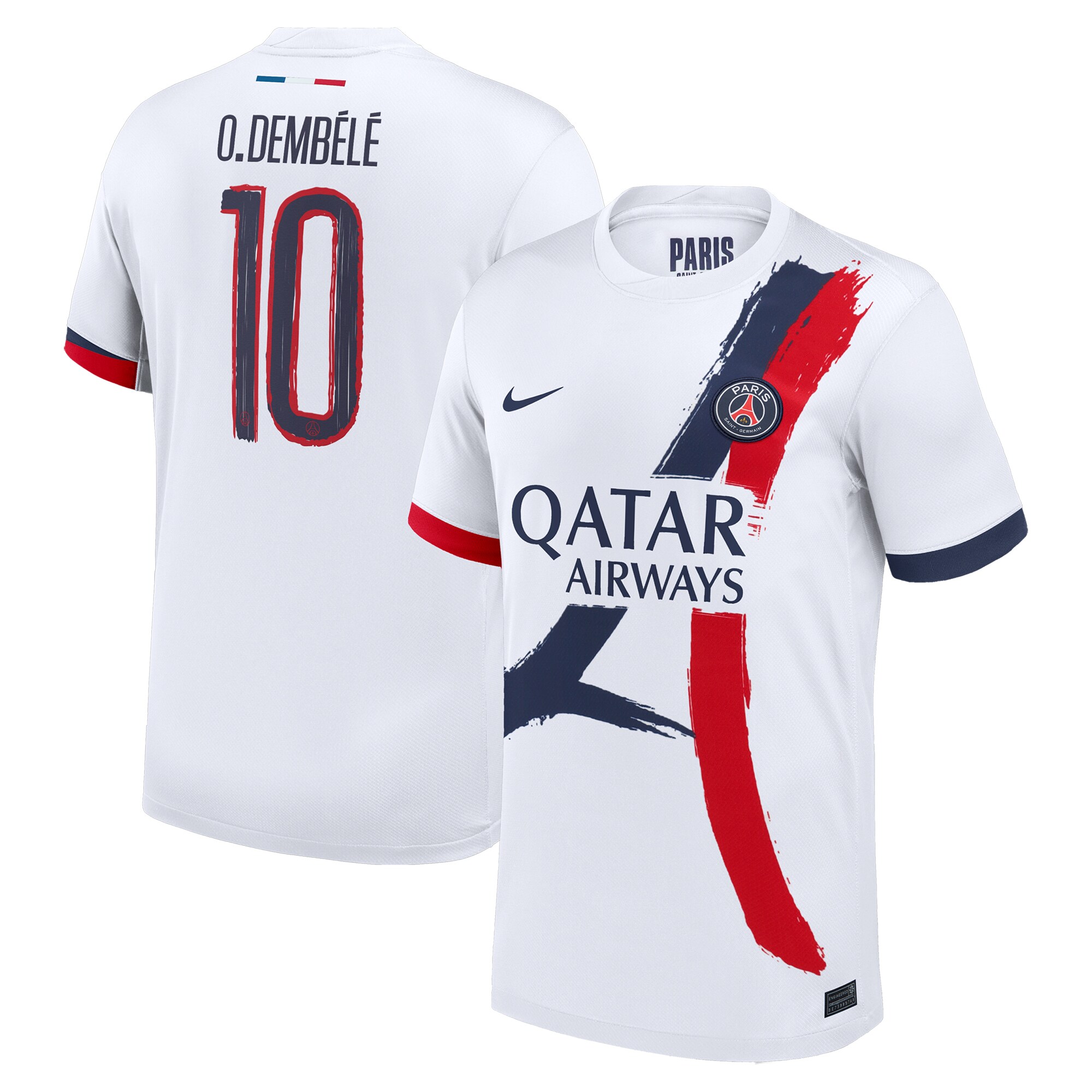 Exklusive psg nike auswärtsstadiontrikot 2024-25 mit cup-aufdruck o.dembele 10 Kollektion – Premium Paris Saint Germain Trikots