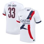 Exklusive psg nike auswärtsstadiontrikot 2024-25 mit cup-aufdruck zaire-emery 33 Kollektion – Premium Paris Saint Germain Trikots