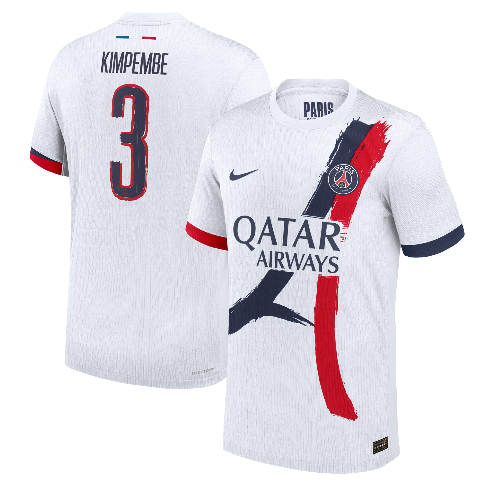 Exklusive psg nike auswärtstrikot dri fit adv 2024-25 mit cup-aufdruck kimpembe 3 Kollektion – Premium Paris Saint Germain Trikots