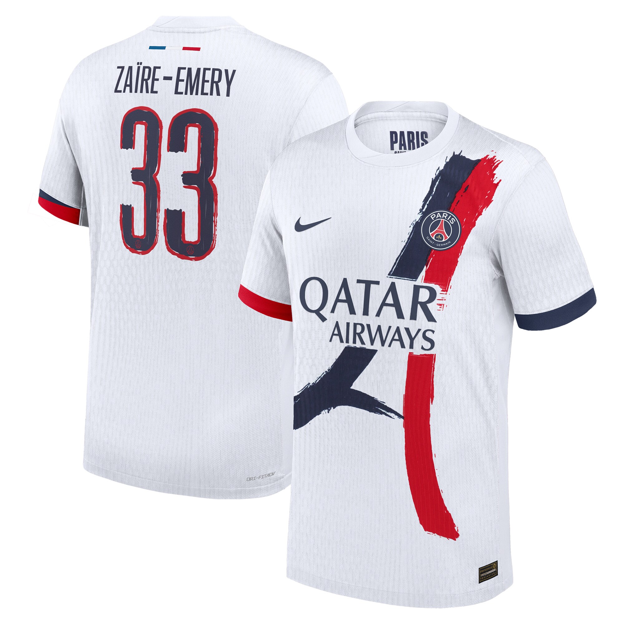 Exklusive psg nike auswärtstrikot dri fit adv 2024-25 mit cup-aufdruck zaire-emery 33 Kollektion – Premium Paris Saint Germain Trikots