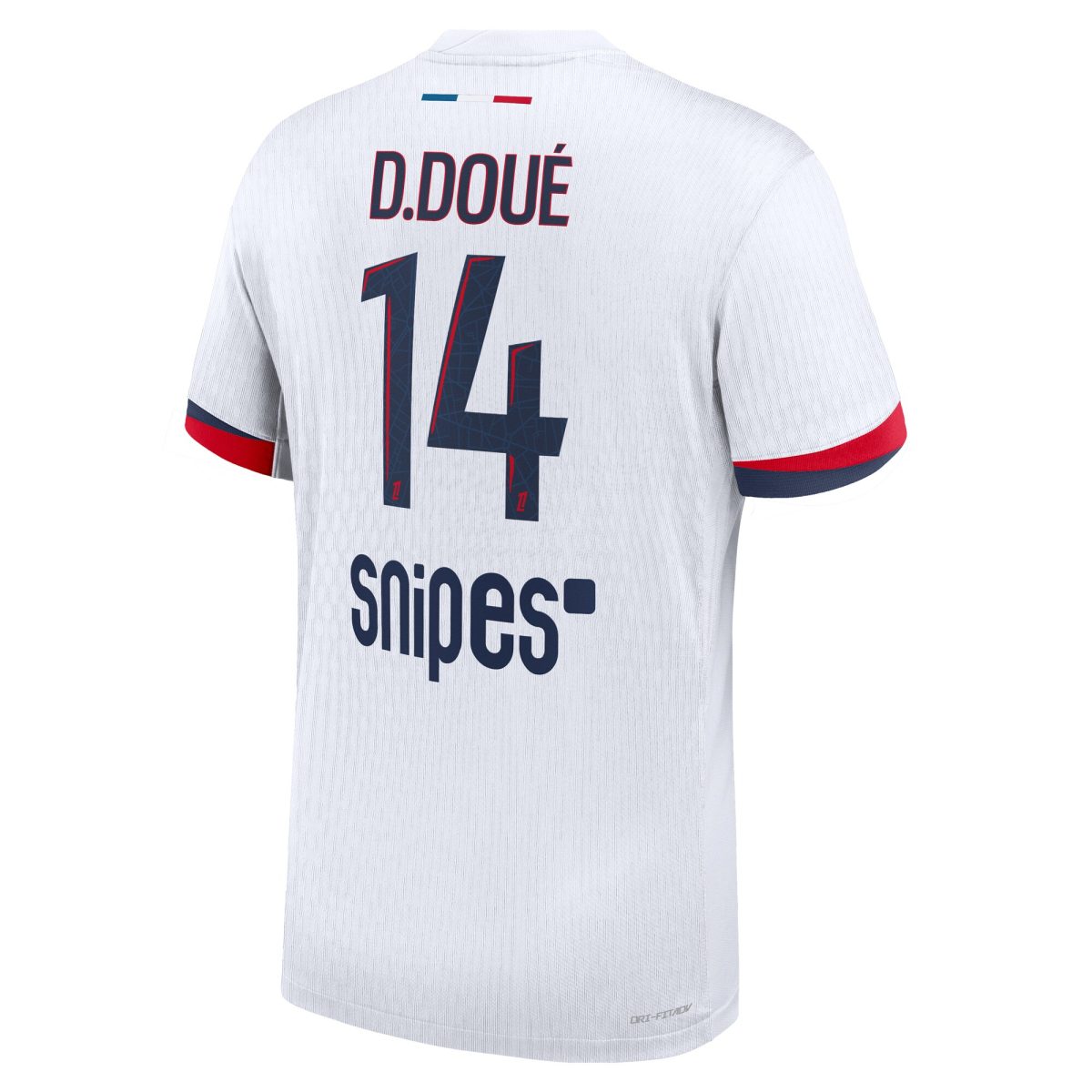 Exklusive psg nike dri-fit adv auswärtsspieltrikot 2024-25 mit d.doue 14-aufdruck Kollektion – Premium Paris Saint Germain Trikots