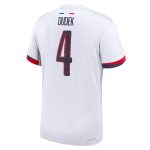 Exklusive psg nike dri-fit adv auswärtsspieltrikot 2024-25 mit dudek 4-aufdruck Kollektion – Premium Paris Saint Germain Trikots