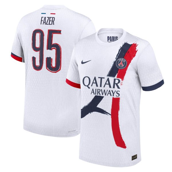 Exklusive psg nike dri-fit adv auswärtsspieltrikot 2024-25 mit fazer 95-aufdruck Kollektion – Premium Paris Saint Germain Trikots