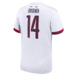 Exklusive psg nike dri-fit adv auswärtsspieltrikot 2024-25 mit groenen 14-aufdruck Kollektion – Premium Paris Saint Germain Trikots