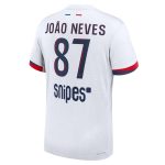 Exklusive psg nike dri-fit adv auswärtsspieltrikot 2024-25 mit joao neves 87-aufdruck Kollektion – Premium Paris Saint Germain Trikots