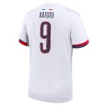 Exklusive psg nike dri-fit adv auswärtsspieltrikot 2024-25 mit katoto 9-aufdruck Kollektion – Premium Paris Saint Germain Trikots