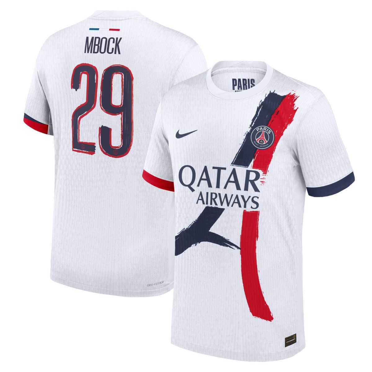 Exklusive psg nike dri-fit adv auswärtsspieltrikot 2024-25 mit mbock 29-aufdruck Kollektion – Premium Paris Saint Germain Trikots