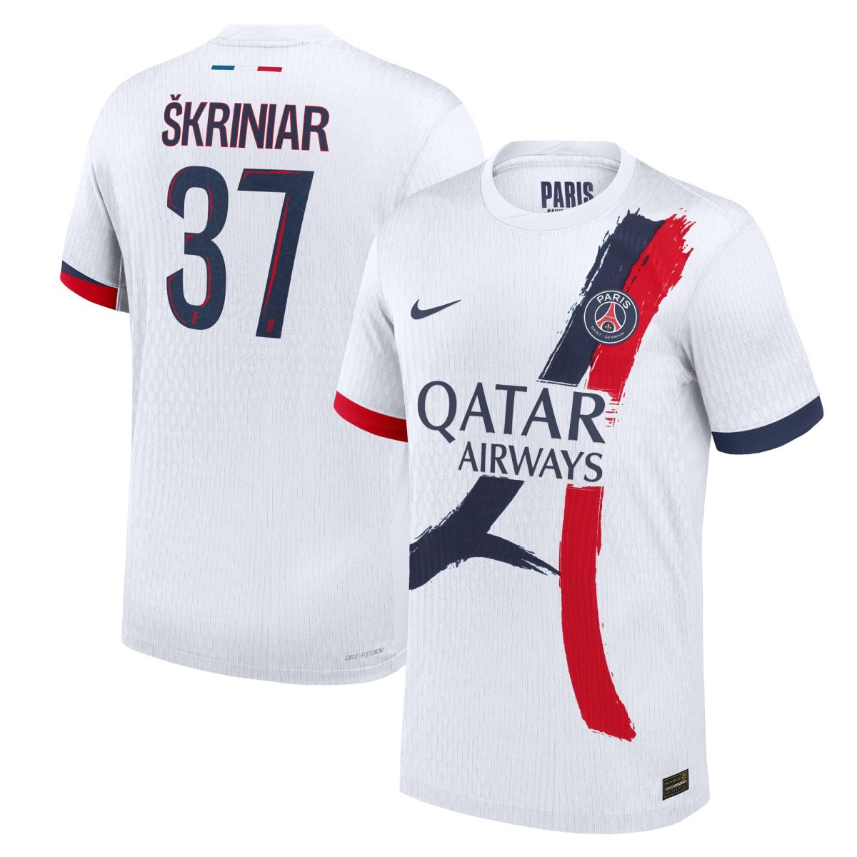 Exklusive psg nike dri-fit adv auswärtsspieltrikot 2024-25 mit skriniar 37-aufdruck Kollektion – Premium Paris Saint Germain Trikots