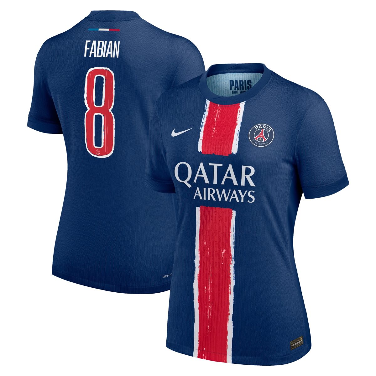 Exklusive psg nike dri-fit adv heimspieltrikot 2024-25 – damen mit cup-aufdruck fabian 8 Kollektion – Premium Paris Saint Germain Trikots