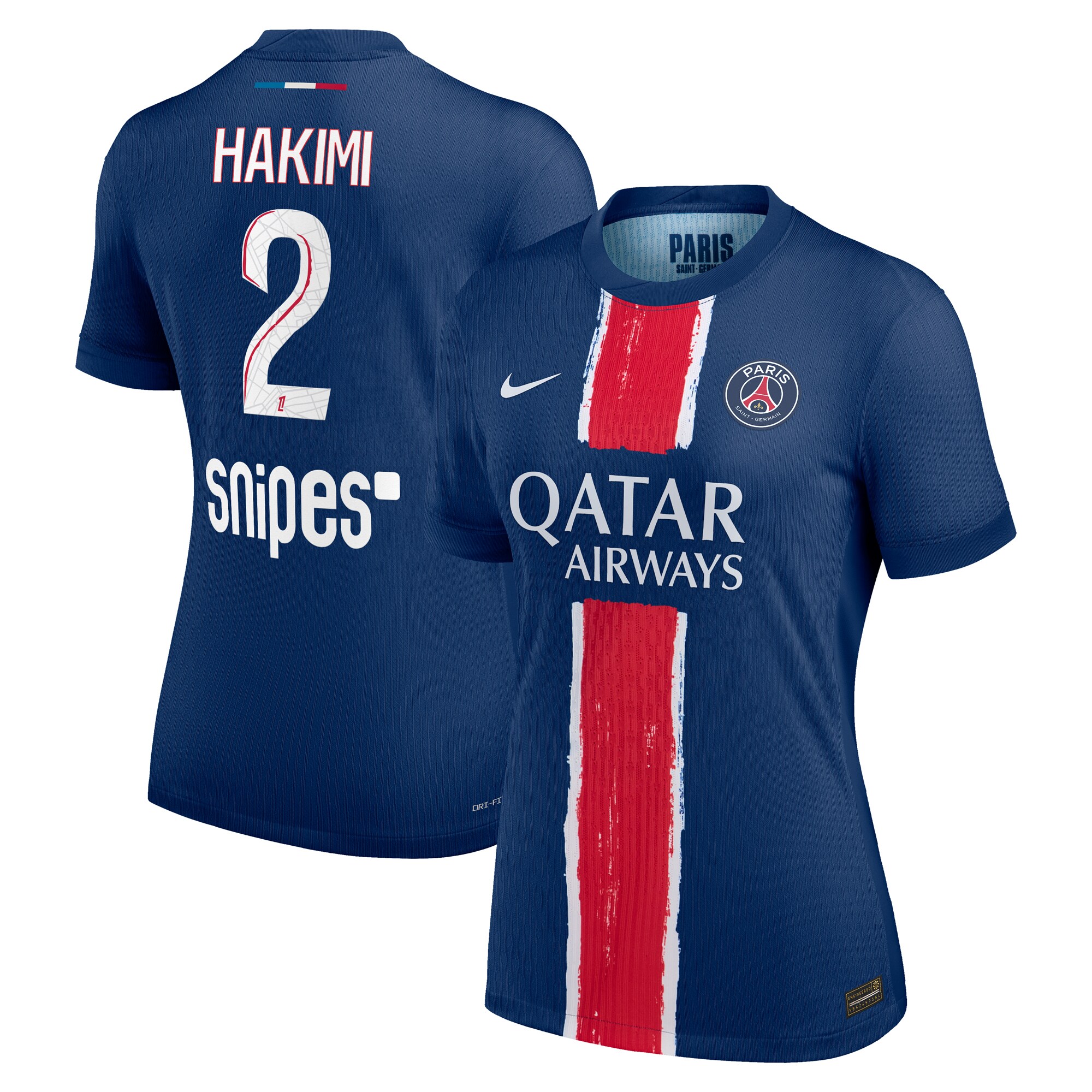 Exklusive psg nike dri-fit adv heimspieltrikot 2024-25 – damen mit hakimi 2-aufdruck Kollektion – Premium Paris Saint Germain Trikots