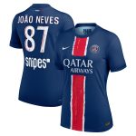 Exklusive psg nike dri-fit adv heimspieltrikot 2024-25 – damen mit joao neves 87-aufdruck Kollektion – Premium Paris Saint Germain Trikots