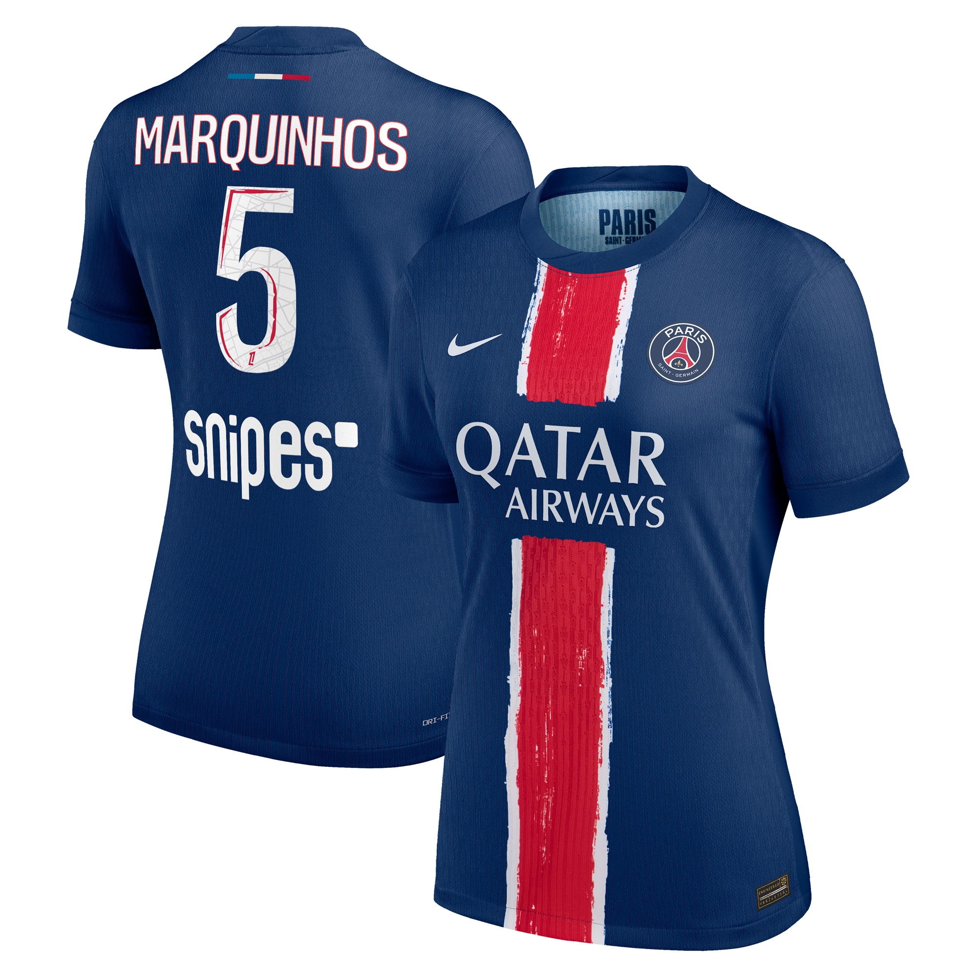 Exklusive psg nike dri-fit adv heimspieltrikot 2024-25 – damen mit marquinhos 5-aufdruck Kollektion – Premium Paris Saint Germain Trikots