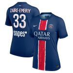 Exklusive psg nike dri-fit adv heimspieltrikot 2024-25 – damen mit zaire-emery 33-aufdruck Kollektion – Premium Paris Saint Germain Trikots