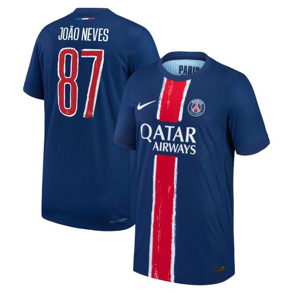 Exklusive psg nike dri-fit adv heimspieltrikot 2024-25 – kinder mit cup-aufdruck joao neves 87 Kollektion – Premium Paris Saint Germain Trikots