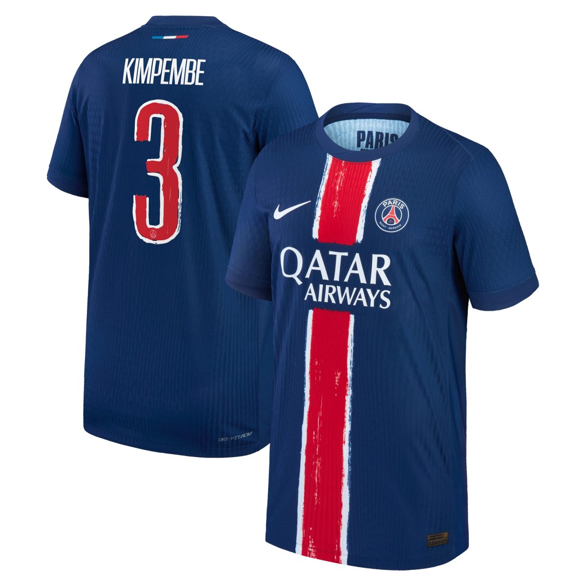 Exklusive psg nike dri-fit adv heimspieltrikot 2024-25 – kinder mit cup-aufdruck kimpembe 3 Kollektion – Premium Paris Saint Germain Trikots