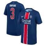 Exklusive psg nike dri-fit adv heimspieltrikot 2024-25 – kinder mit cup-aufdruck kimpembe 3 Kollektion – Premium Paris Saint Germain Trikots