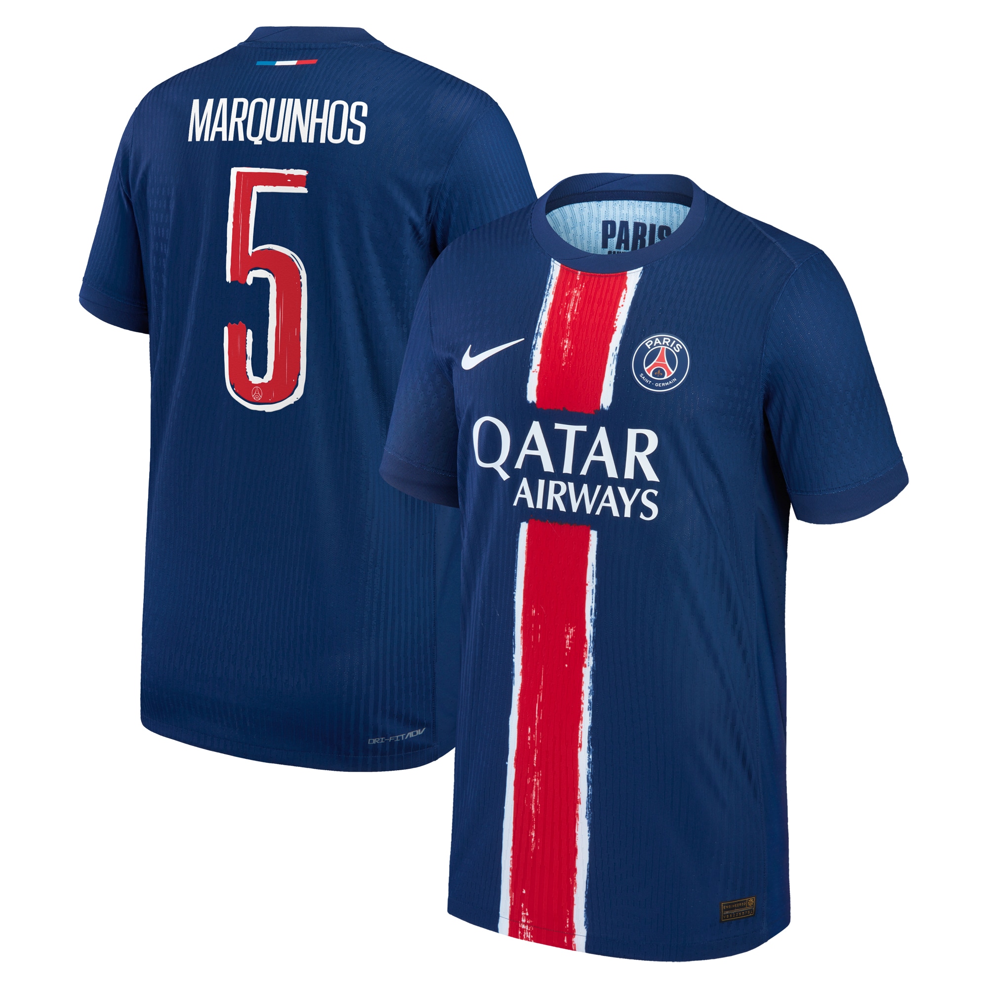 Exklusive psg nike dri-fit adv heimspieltrikot 2024-25 – kinder mit cup-aufdruck marquinhos 5 Kollektion – Premium Paris Saint Germain Trikots