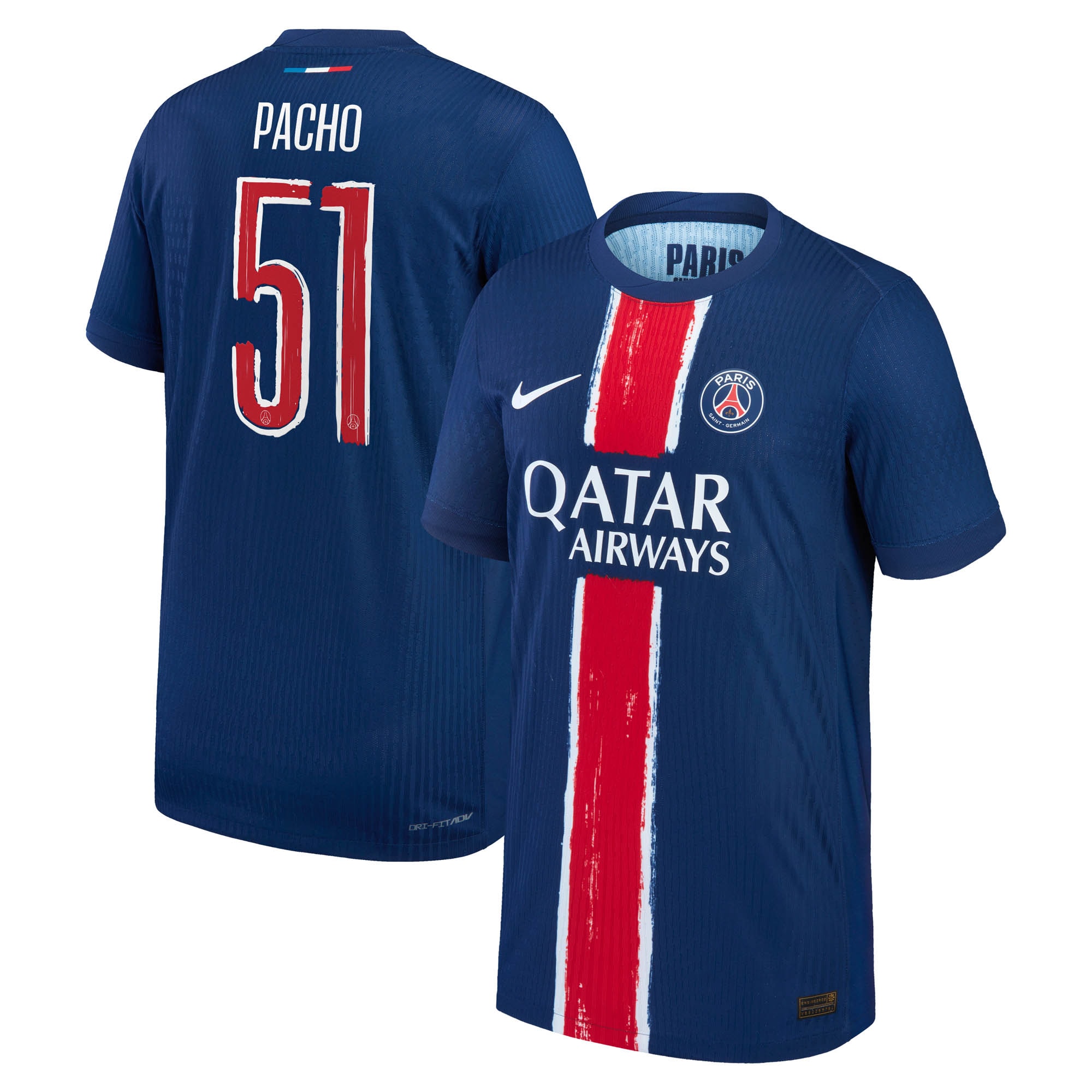 Exklusive psg nike dri-fit adv heimspieltrikot 2024-25 – kinder mit cup-aufdruck pacho 51 Kollektion – Premium Paris Saint Germain Trikots