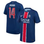 Exklusive psg nike dri-fit adv heimspieltrikot 2024-25 – kinder mit groenen 14-aufdruck Kollektion – Premium Paris Saint Germain Trikots
