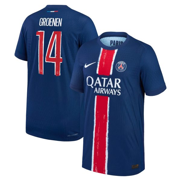 Exklusive psg nike dri-fit adv heimspieltrikot 2024-25 – kinder mit groenen 14-aufdruck Kollektion – Premium Paris Saint Germain Trikots