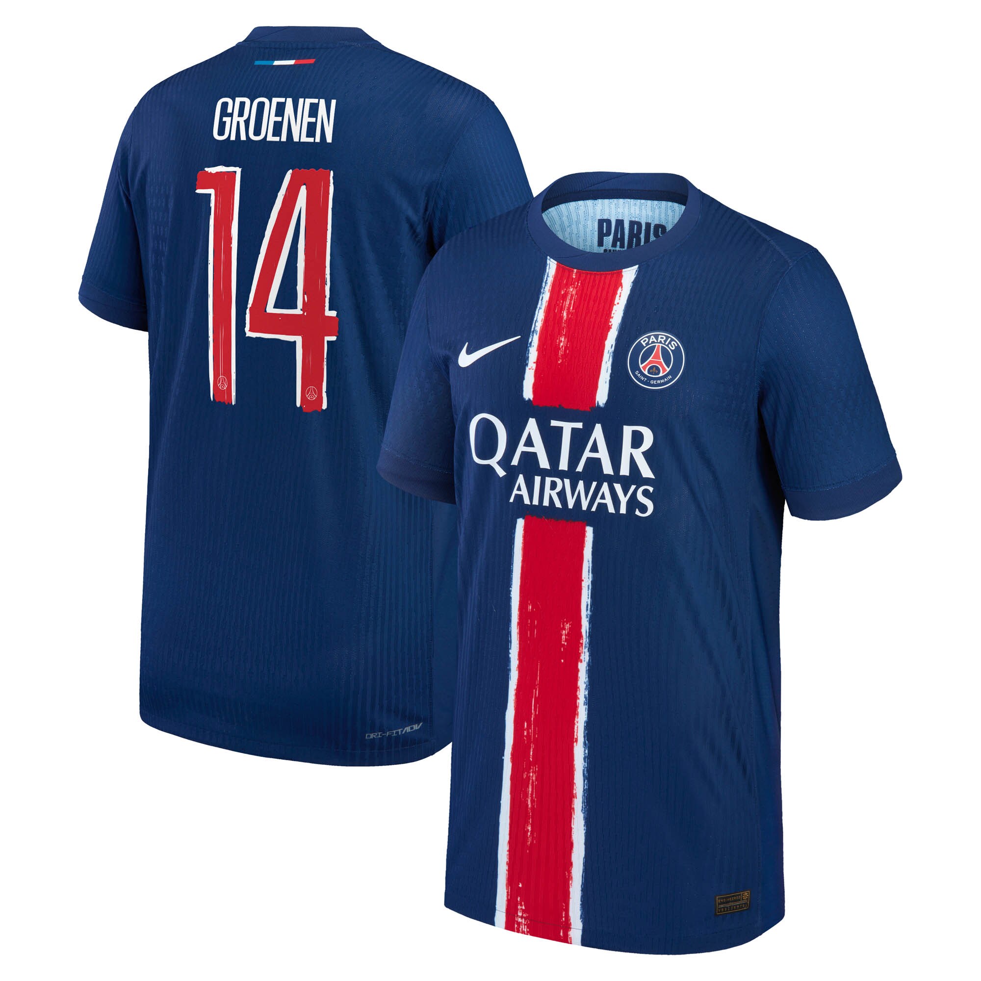 Exklusive psg nike dri-fit adv heimspieltrikot 2024-25 – kinder mit groenen 14-aufdruck Kollektion – Premium Paris Saint Germain Trikots