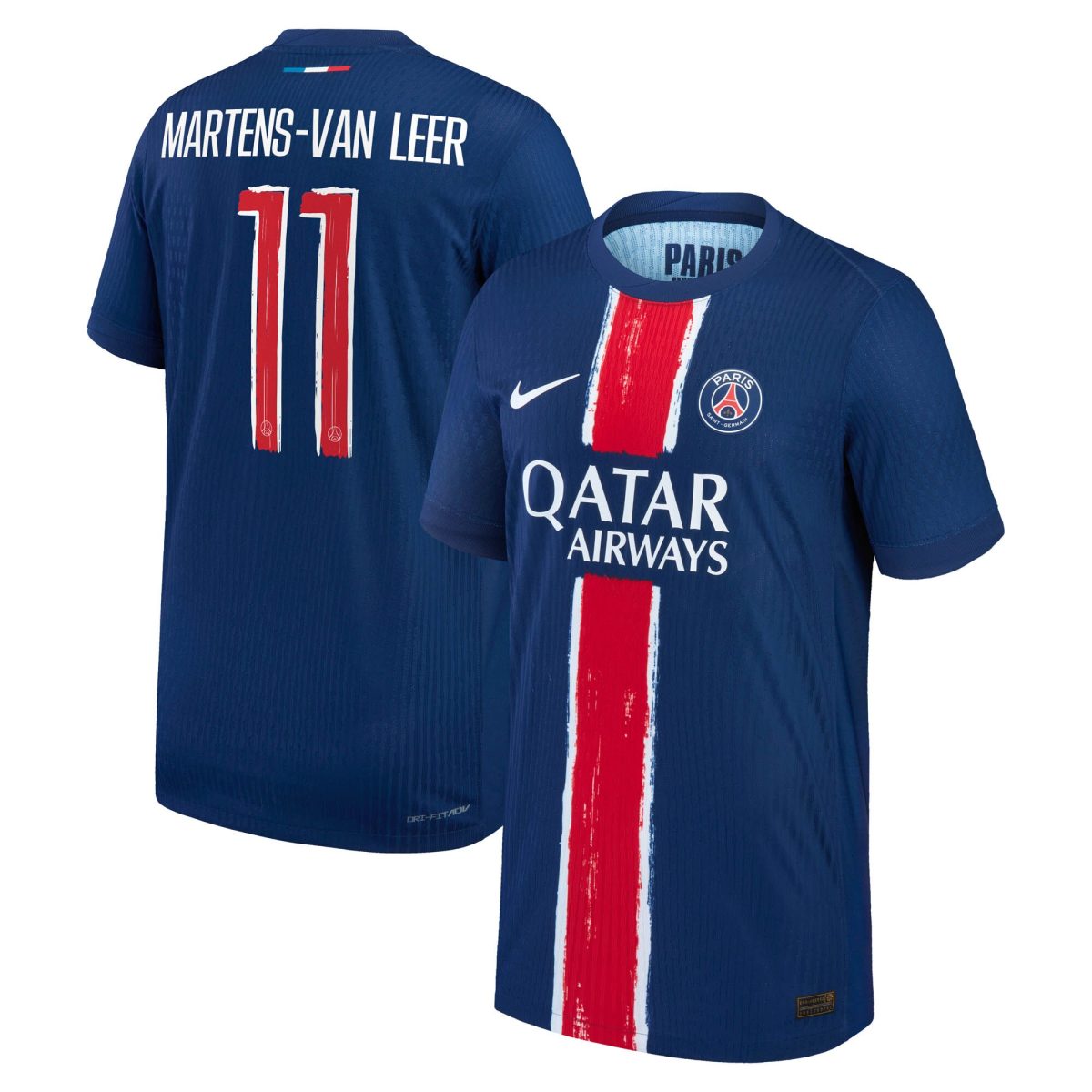 Exklusive psg nike dri-fit adv heimspieltrikot 2024-25 – kinder mit martens-van leer 11-aufdruck Kollektion – Premium Paris Saint Germain Trikots