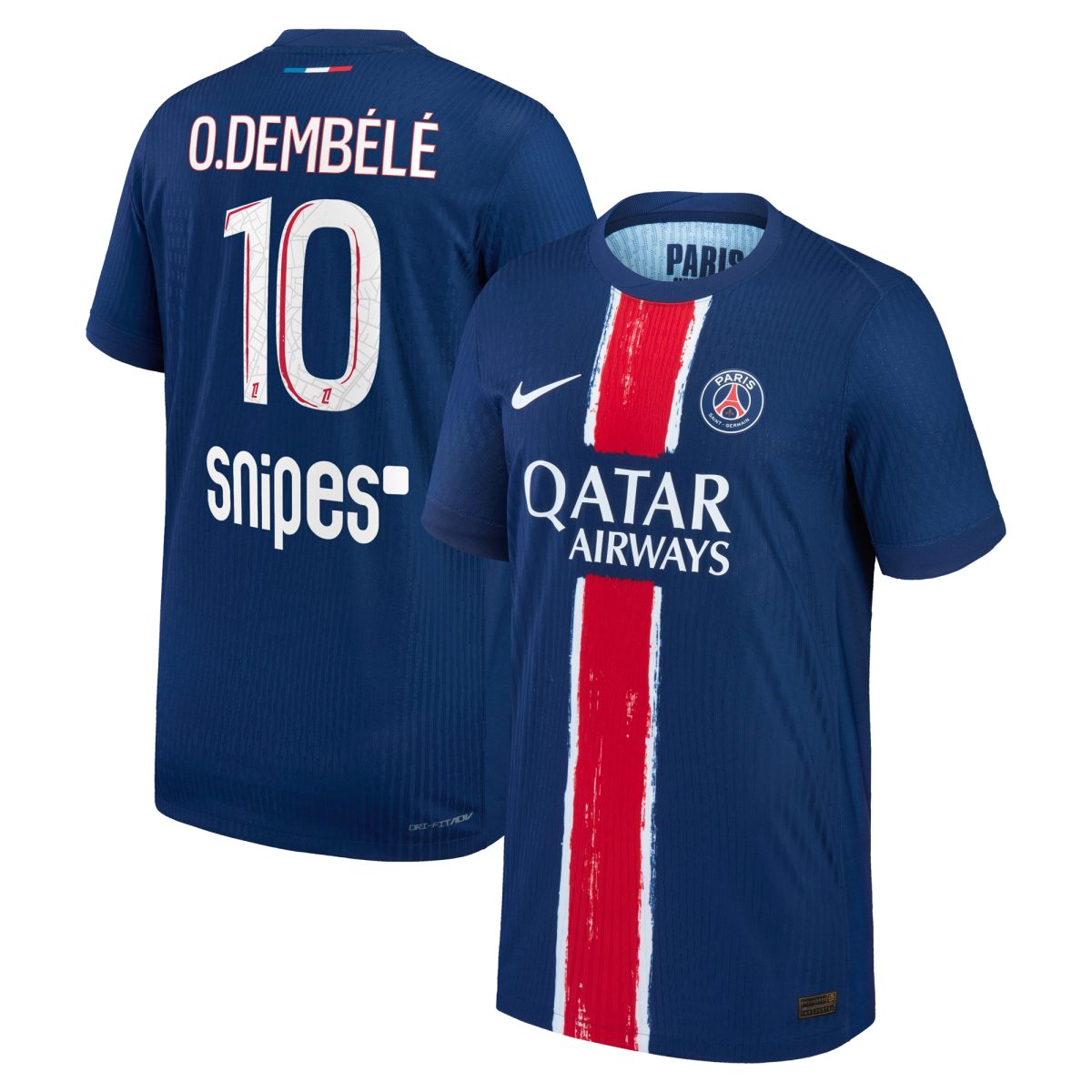 Exklusive psg nike dri-fit adv heimspieltrikot 2024-25 – kinder mit o.dembele 10-aufdruck Kollektion – Premium Paris Saint Germain Trikots