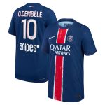 Exklusive psg nike dri-fit adv heimspieltrikot 2024-25 – kinder mit o.dembele 10-aufdruck Kollektion – Premium Paris Saint Germain Trikots